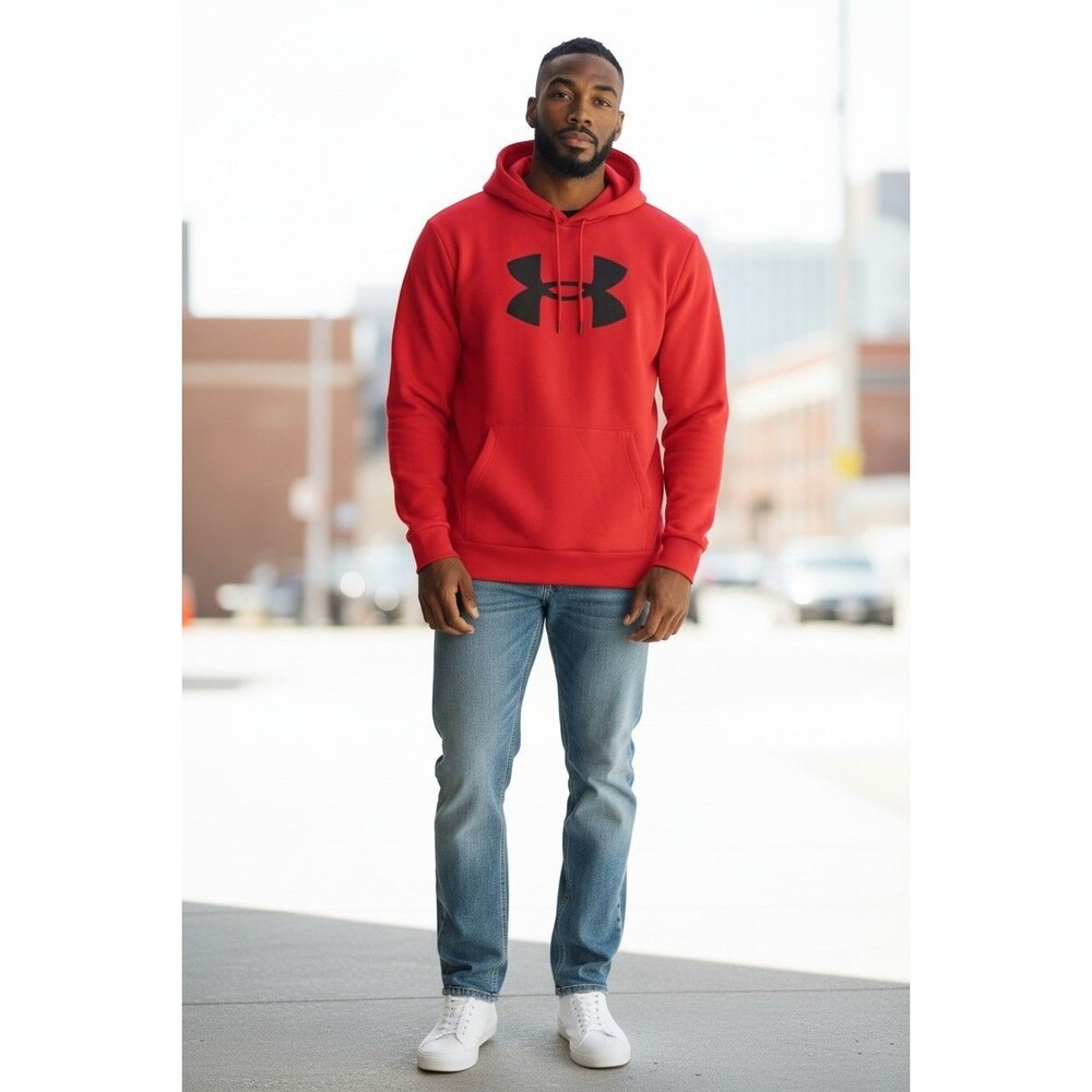 Under Arnour Fleece Lined Red Hoodie XXL NWT